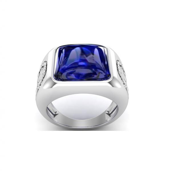 Bague lapis lazuli argent Alexander